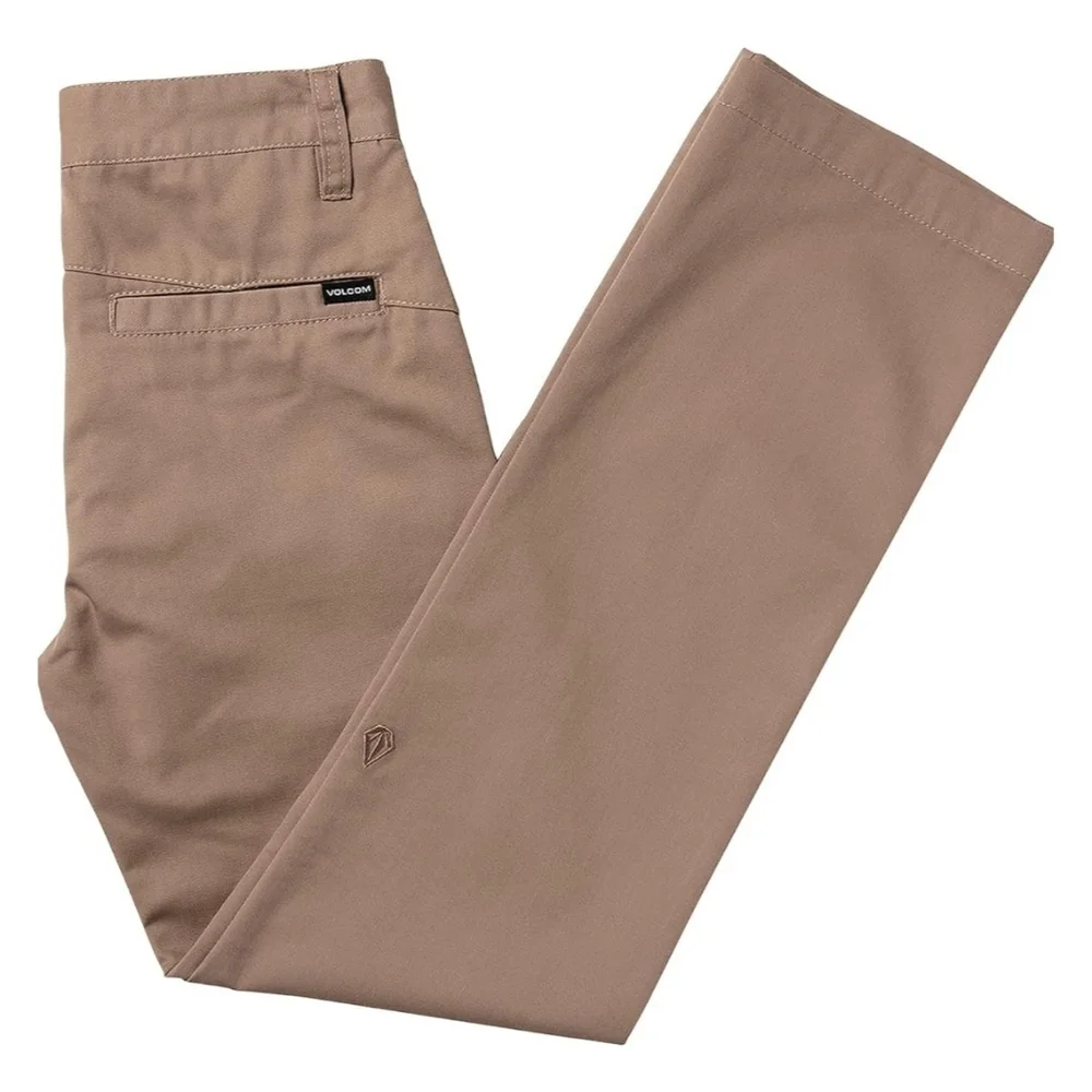 Volcom VMONTY STRETCH PANTS - KHAKI BROWN 29 - Picture 2 of 11